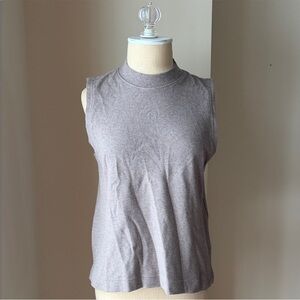 Pact Airplane Mock Neck Sleeveless Top